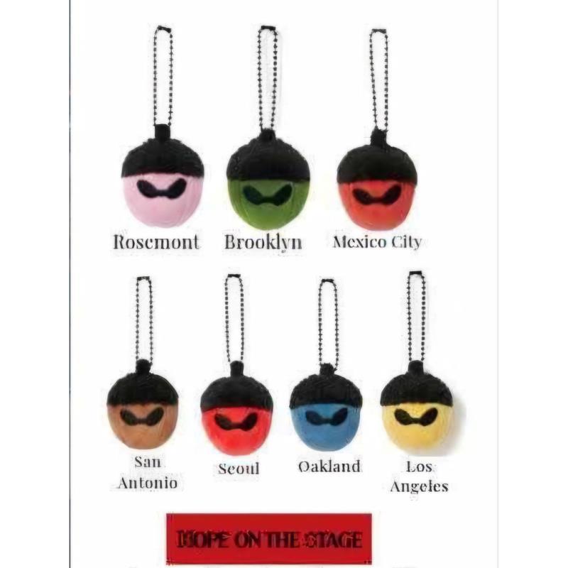 ⭐臺热周邊熱賣🔥Kpop Idol J-HOPE HOPE ON THE STAGE 首爾體育場限量版栗子橡子彩色毛絨