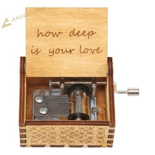 （How deep in your love）Vintage How Deep in Your Love Wooden