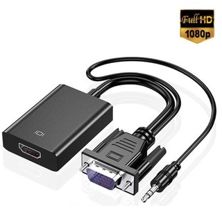 Full HD 1080P VGA to HDMI Compatible Converter Adapter Cable