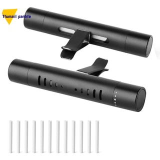 2 Pcs Car Oil Diffuser Car Diffuser Vent Clip with 12x Refil