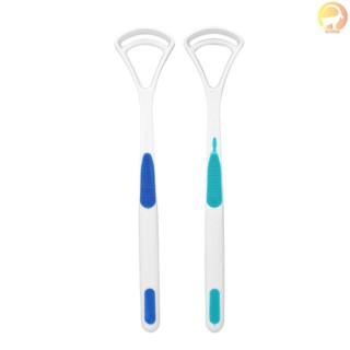 2 Pcs Tongue Scraper Oral Tongue Cleaner Mouth Tongue Cleani