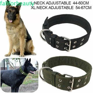 Adjustable Dog Collar Double Necklace Neck Strap Training Ny