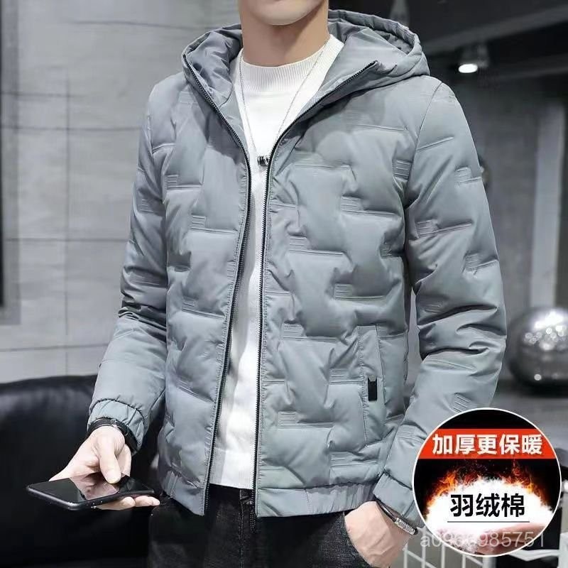 【ASDF】臺灣出貨 免運 薄款羽絨男 羽絨服男士短款潮牌春秋新款韓版潮流輕薄連帽外套 CMAY