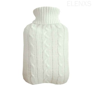 Portable 2000ml Hot Water Bottles Cover Knitted Winter Warm
