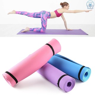6mm Thick EVA Foam Yoga Mat Non Slip Yoga Pilates Exercise F