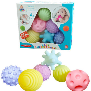 Newborn Toy Baby squeeze Ball Hand Gripping Ball Manhattan H