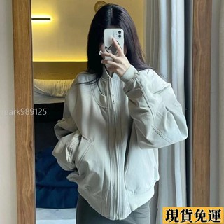 🌸限時免運🌸 早秋套裝🌸 美加厚外套女春秋寬鬆oversize套裝感小眾休閒外穿棒球服ins潮