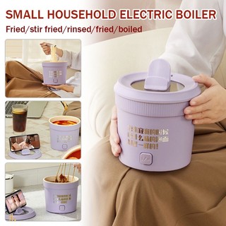 Electric Hot Pot Ceramic Glaze Liner Cooker Dormitory Multi