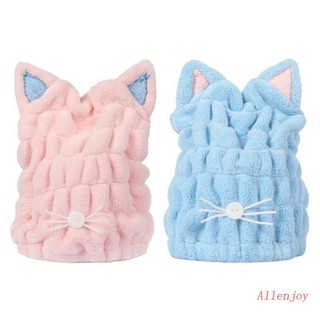 Ultra Soft Absorbent Shower Turban Wrap Microfiber Hair Quic