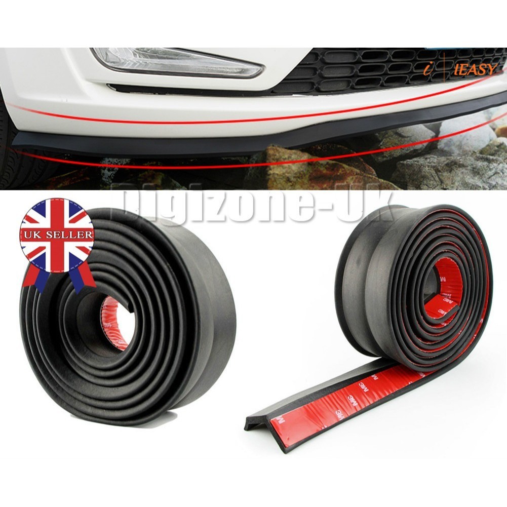 Universal 100inch Car Lip Skirt Protector Front Bumper Spoil