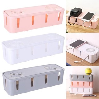 Split-new Cable Storage Box / Anti Dust Charger Socket Orga