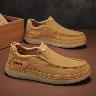 時尚男休閒板鞋 透氣防滑樂福鞋 新款駕車鞋 Slip-ons