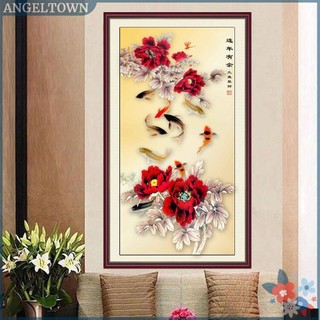 30 * 50cm DIY Diamond Cross Stitch Painting Five-Flavored Fi