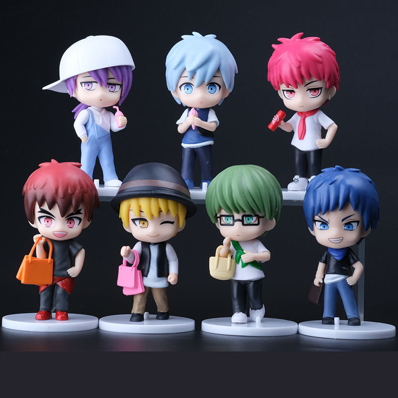 【現🧡貨】【潮玩精品擺件】Q版黑子籃球手辦黑子哲也火神大我黃瀨青峰公仔玩偶模型擺件禮物