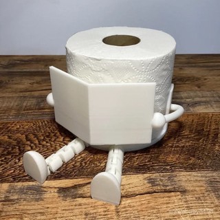 爆款Toilet Paper Holder 3D列印 讀報裝飾衛生紙巾架擺件 DETJ