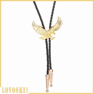Retro Style Flying Eagle Bolo Tie Western Necktie Leather Co