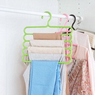 5 Layers Clothes Rack Holder Hook Pants Trousers Denim Jeans