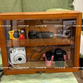 新貨優選相機收納盒拍立得照相機整理透明櫃單反鏡頭攝影器材防塵展示架子CD收納盒 光碟收納盒 音樂遊戲cd整理盒