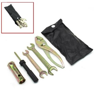 5Pcs Motorcycle Screwdriver Set Tools Pliers Wrench Spark Pl