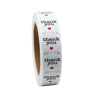 500pcs/Roll Cute Round Label Paper Sealing Stickers Roll Dec