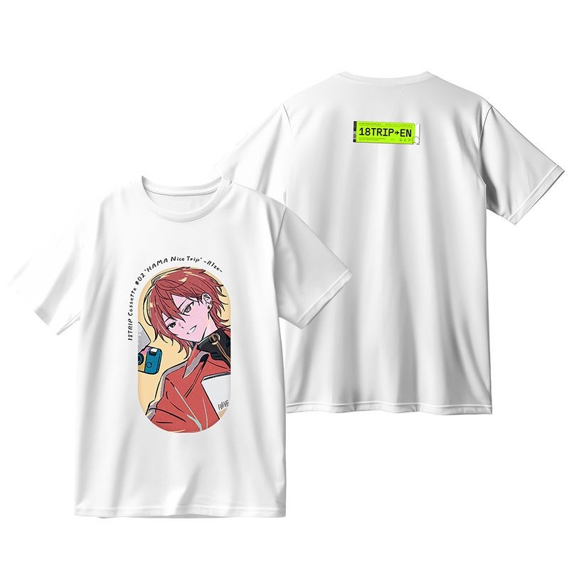 18trip西園練牙Rg 五十竹akt 周邊短袖T恤青少年夏季純棉寬松衣服