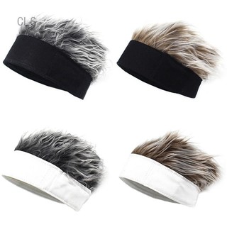 Pinkdream Wig Hat Retro Street Hat Flat Head Brother Style W