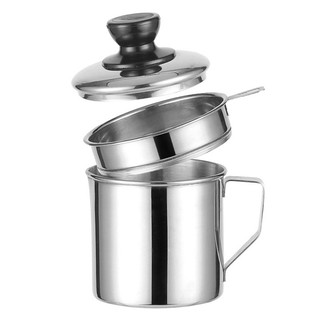 High Quality Stainless Steel Oil Container With Strainer oil
