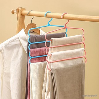 5 Layers Multi-Functional Pants Hangers Holders Trousers Han