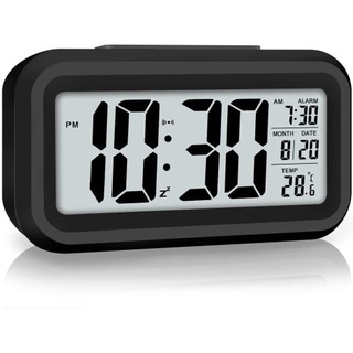 Led Display Digital Alarm Clock Battery Operated Smart Night