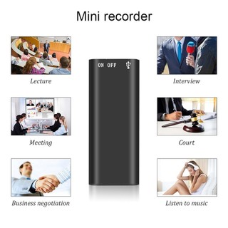 迷你錄音設備 3 合 1 數字錄音機語音內存儲存 MP3 音樂播放器