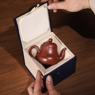 🔥臺灣熱賣🔥潮州手拉壺泡茶新款硃泥茶壺紫砂壺大紅袍正宗家用小手工思亭壺