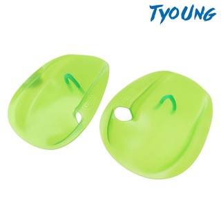 1 Pair Hand Swimming Paddles Fins Training Gloves Pad Hand W