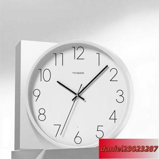 ▯ TIMESS米家無聲圓形時鐘家庭客廳現代極簡家居時尚掛鐘 ppy 4/2