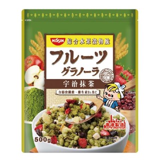 日清 宇治抹茶綜合水果穀物脆500g x 1【萬家福】