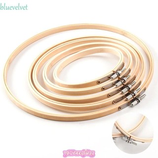 Wooden Cross Stitch Machine Bamboo Hoop Ring Embroidery Sewi