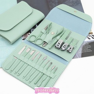 12PCS/16PCS Manicure Tools Nail Clipper Set Scissors Pedicur