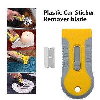 Glue Cleaner Scraper Car Window Glass Razor Scraper Car Stic