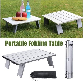 Folding Beach Table Aluminum Portable Camping Table Ultralig