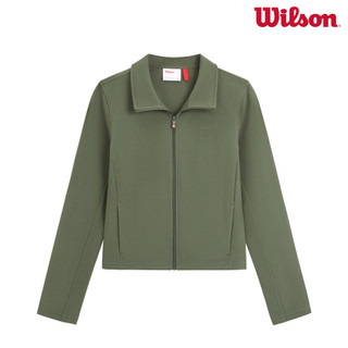 【Wilson】Moonball Knit Jacket Grape Leaf 女款 服飾 外套 綠色
