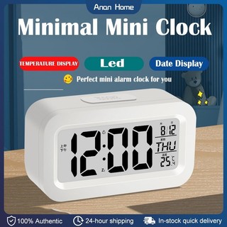 Digital Backlight LED Display Table Alarm Clock Snooze Therm