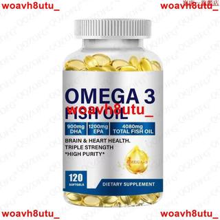 琦琦✨ 🔥限時下殺🔥三倍濃縮深海魚油軟膠囊｜Omega-3 EPA+DHA 高純度 120顆 日常補給 魚油軟膠囊√