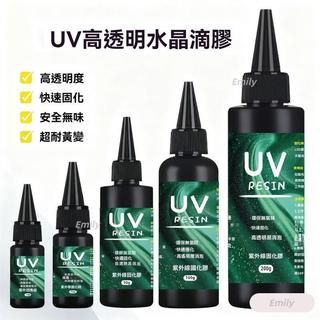 【Emily嚴選】五代陞級uv膠手工製作水晶滴膠diy高硬度紫外線uv水晶滴膠固化快 XC1W