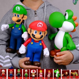 熱銷上新款✨瑪利歐 馬力歐 Mario 瑪莉歐 巨大超級瑪麗兄弟擺件 公主 白蘑菇 手辦 模型 玩具 兒童禮物 生日禮物