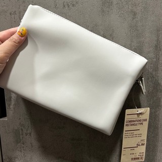 全新現貨 【MUJI 無印良品】自由組合收納包/長方形.薄型/灰