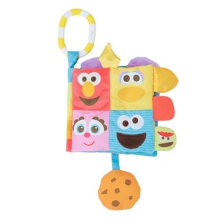 現貨 日本代購 Sesame Street 芝麻街 Elmo 布書 寶寶感官玩具 沙沙書 推車玩具 新生兒玩具 早教玩具