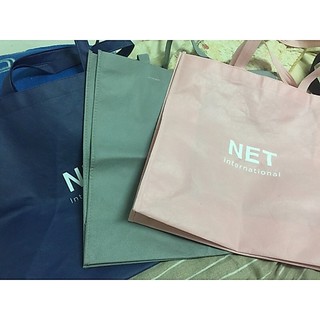 【飛飛小舖】NET 購物袋 環保袋 不織布袋 待產提袋 防水提袋