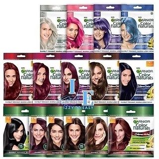 Garnier Pewarna Rambut Ash Blonde Semir Rambut Cat Rambut