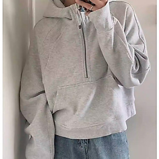 lululemon加拿大正品代購 Scuba Oversized half-Zip hoodie 寬鬆版 半拉鏈/帶帽
