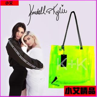 【防水透明】Kendall+Kylie 托特包 肩背包 防水托特包 游泳包 防水游泳包 瑜伽健身包 海灘包 沙灘包 yo