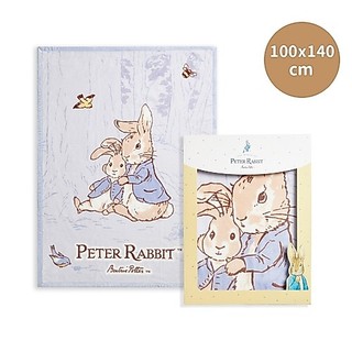 奇哥比得兔幼兒輕量棉柔毛毯禮盒100x140cm (PLB582000藍)(特價)1596元+紙袋